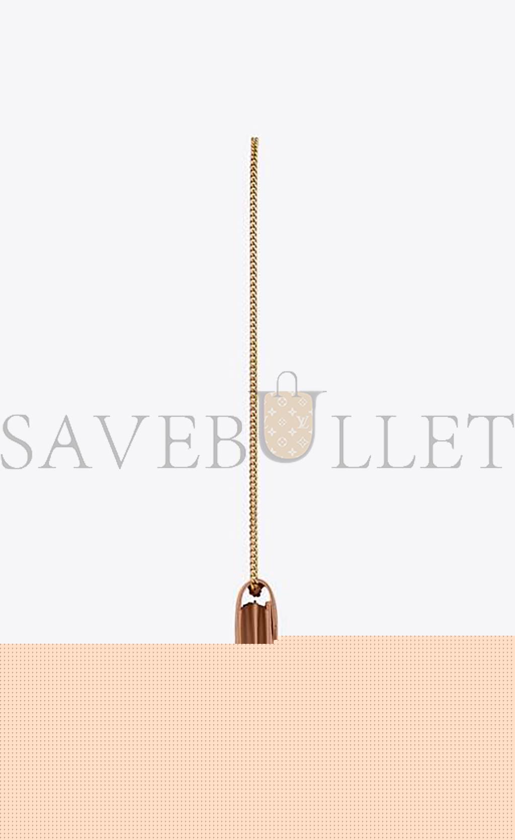 Y*L cassandre matelassÉ chain wallet in grain de poudre embossed leather 377828bow019830 (22.5*14*4cm)