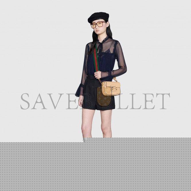 G*u*i horsebit 1955 mini bag 658574 (20.5*14*5cm)