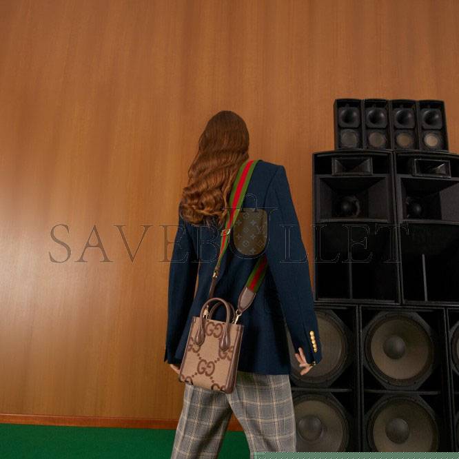 G*u*i jumbo gg mini tote bag 699406(7.8*6.3*2.7cm)