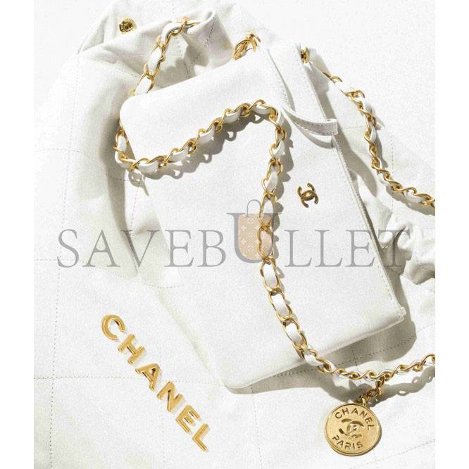 Ch*el 22 handbag gold hardware as3261 b08037 10601 (42*39*8cm）