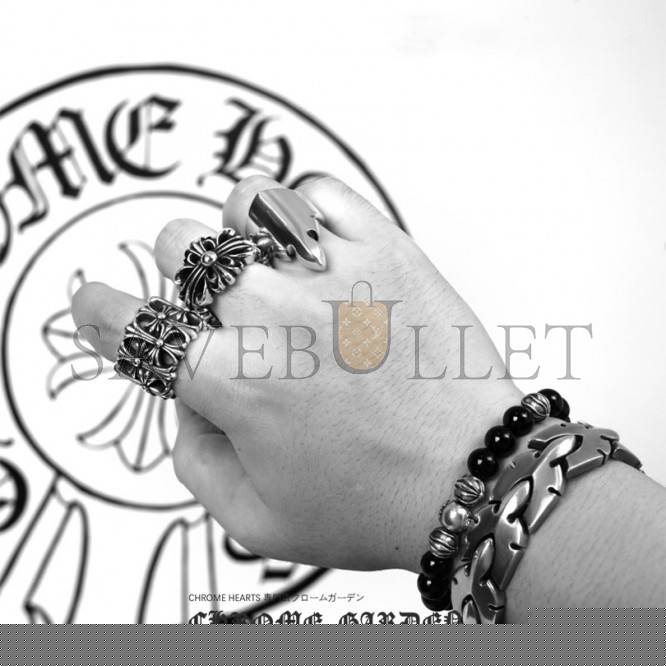 Ch**me He**ts double floral ring