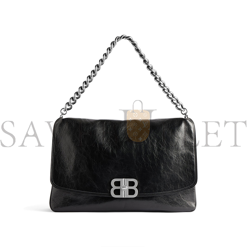 Ba*len*cia*ga bb soft large flap bag (36*23.8*3cm)
