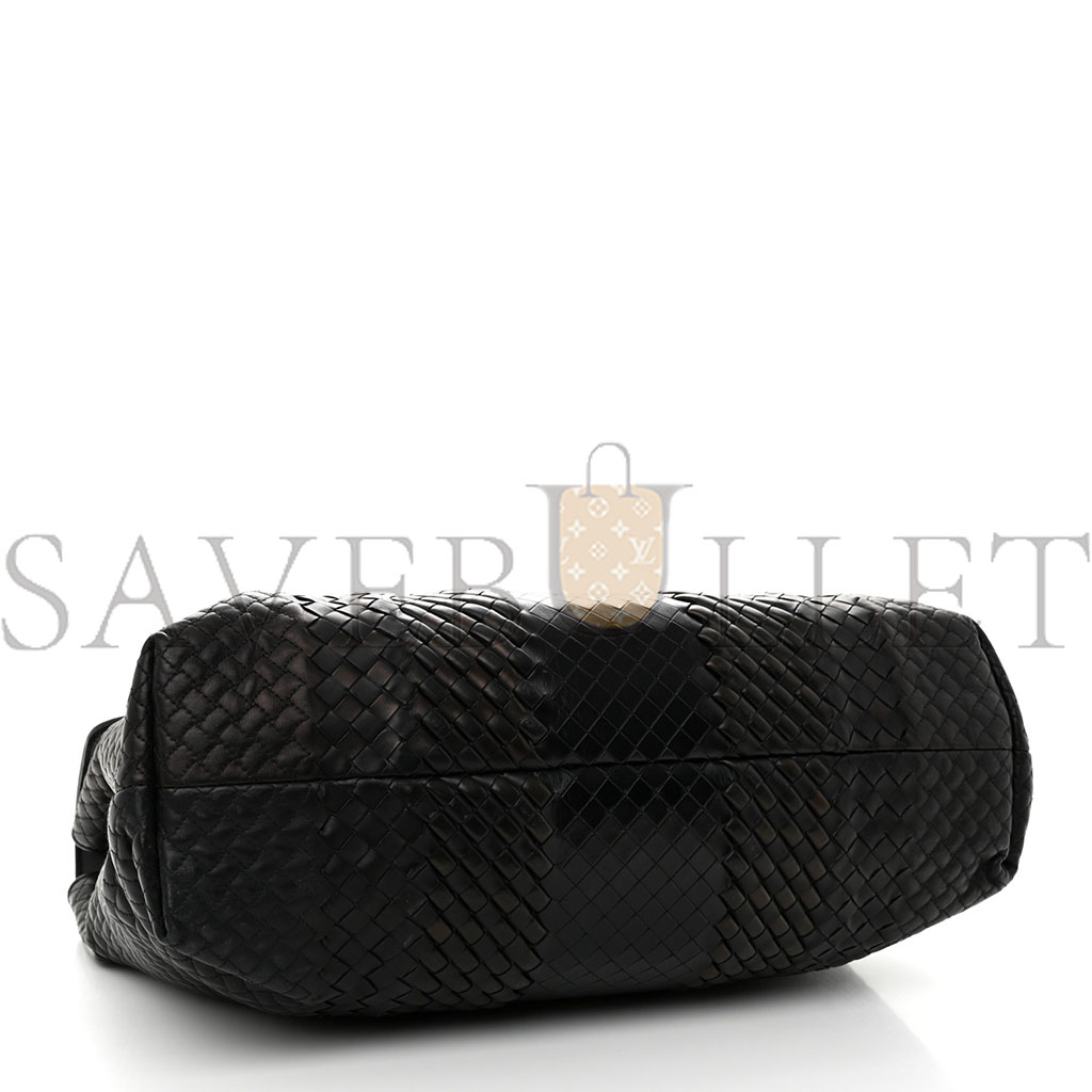 bo*te*ga Ve*ne*ta intrecciato vn briefcase black (38*30*10cm)