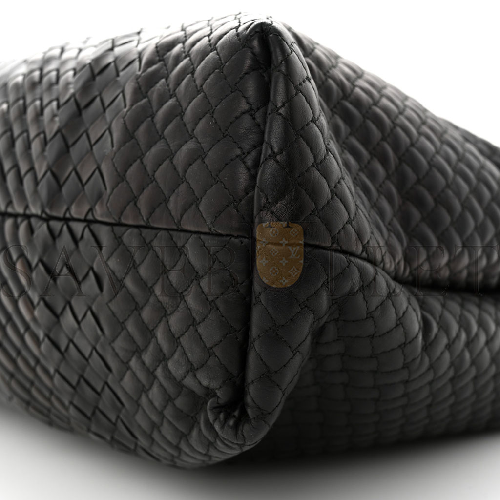 bo*te*ga Ve*ne*ta intrecciato vn briefcase black (38*30*10cm)