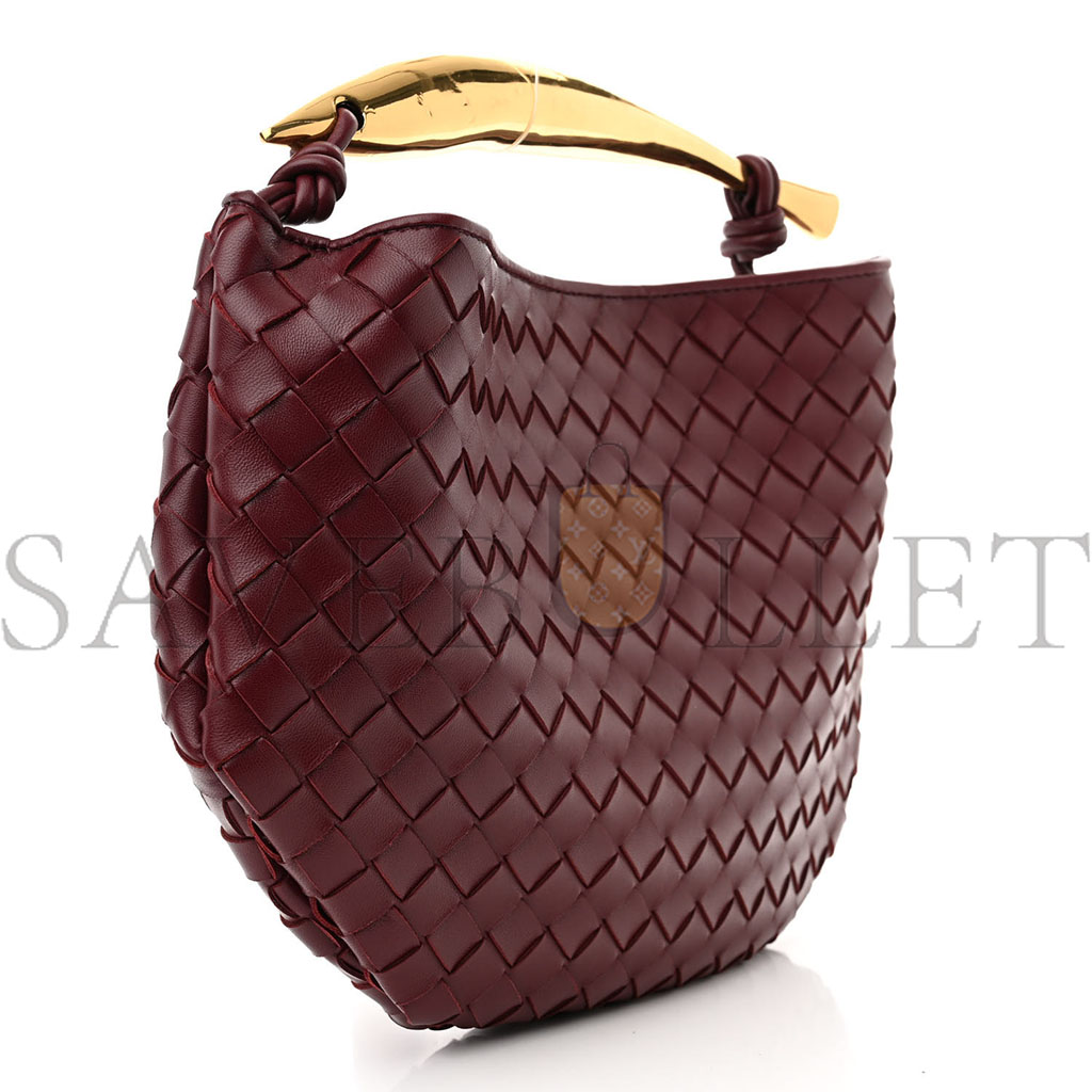 bo*te*ga Ve*ne*ta nappa intrecciato sardine bag barolo (34*23*3cm)