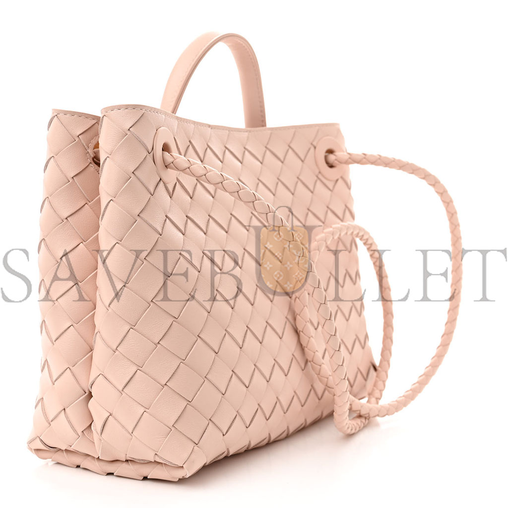 bo*te*ga Ve*ne*ta nappa intrecciato small andiamo shoulder bag lotus (25*20*10cm)