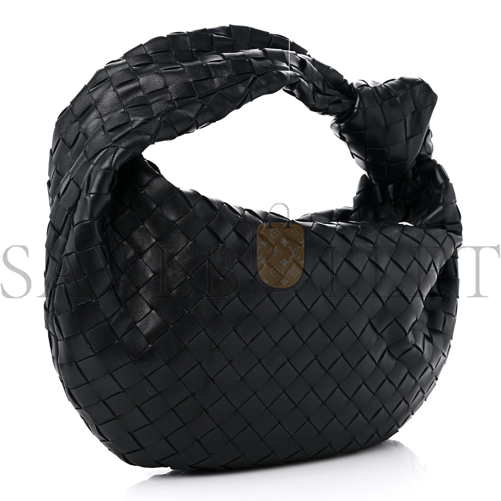 bo*te*ga Ve*ne*ta nappa intrecciato teen jodie hobo black (36*20*10cm)