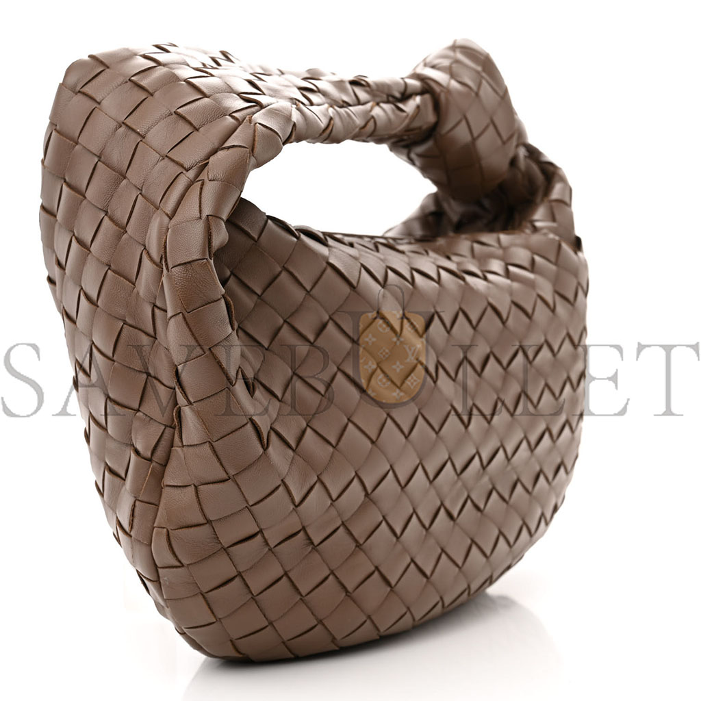 bo*te*ga Ve*ne*ta nappa intrecciato teen jodie dark taupe (33*23*5cm)