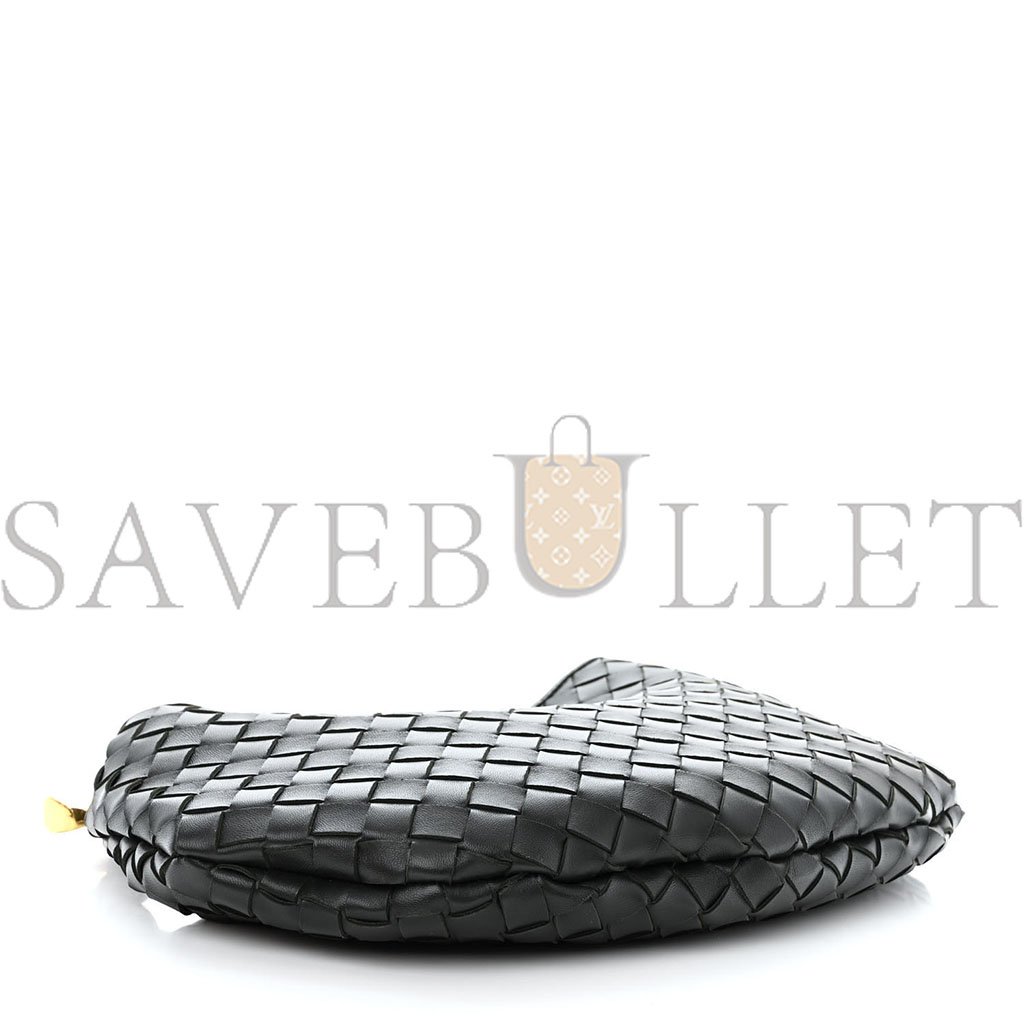 bo*te*ga Ve*ne*ta nappa intrecciato sardine bag black (36*23*4cm)