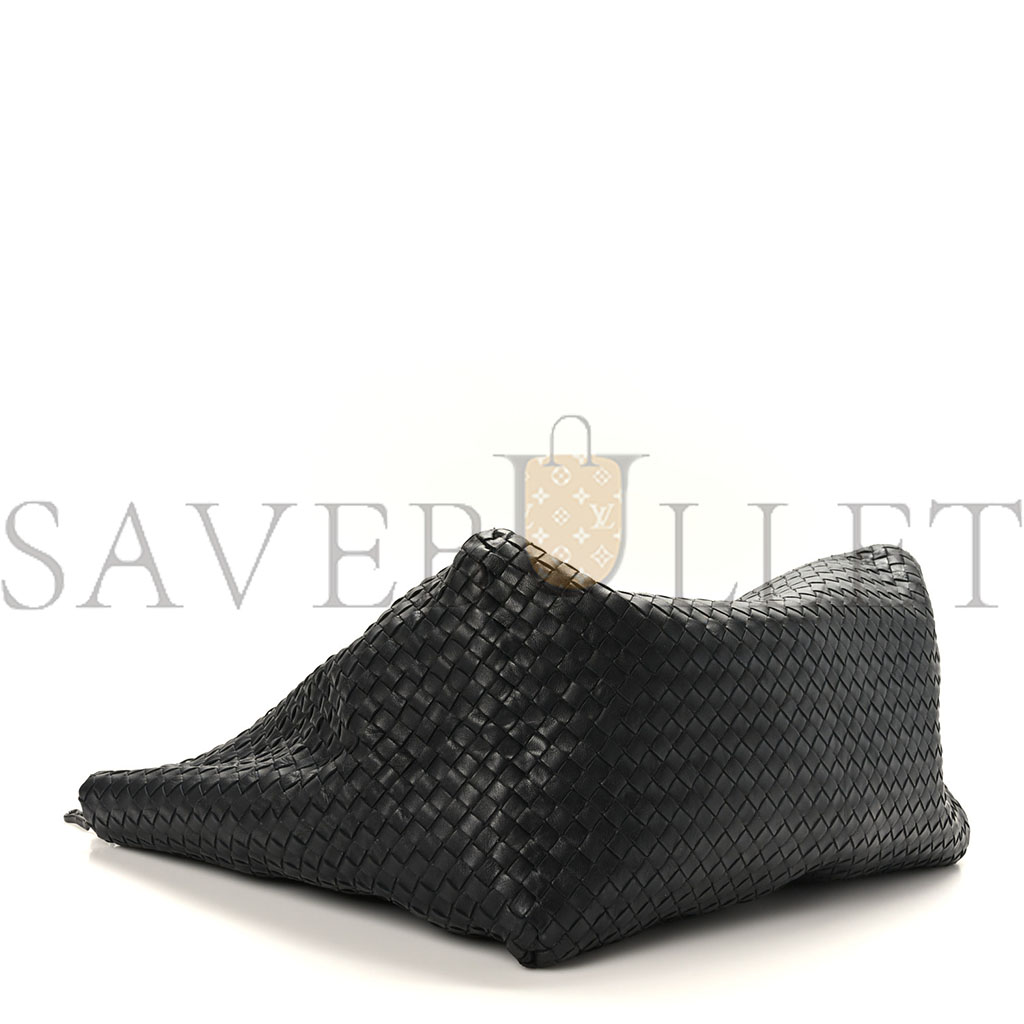 bo*te*ga Ve*ne*ta nappa intrecciato large tote black (39*30*22cm)