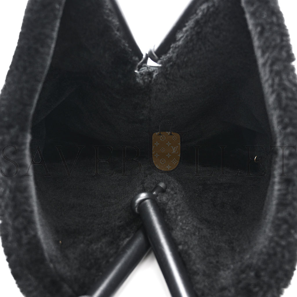 bo*te*ga Ve*ne*ta shearling reversible tote black (48*46*12cm)