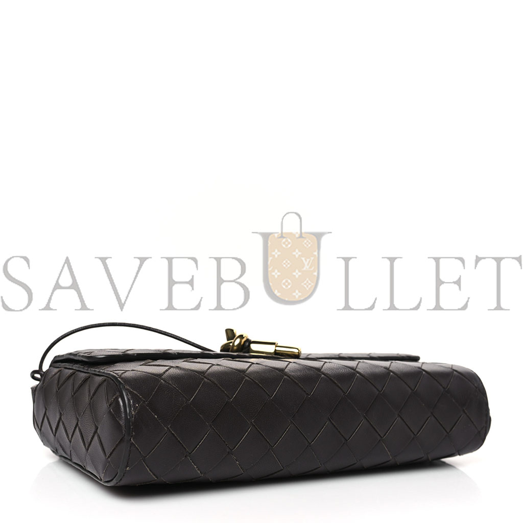 bo*te*ga Ve*ne*ta nappa intrecciato andiamo shoulder bag fondant (22*13*5cm)