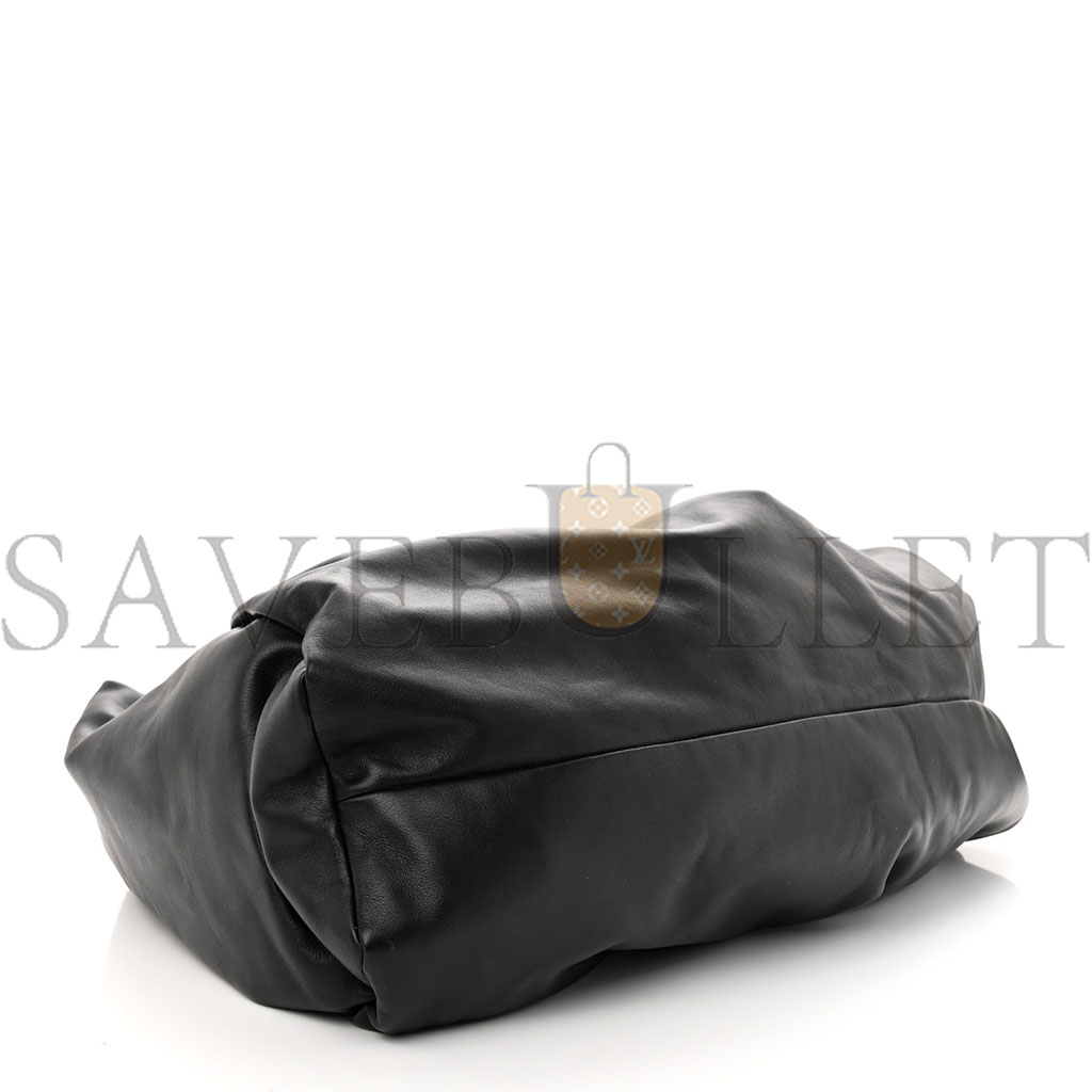bo*te*ga Ve*ne*ta smooth butter calfskin large the shoulder pouch black (52*30*14cm)