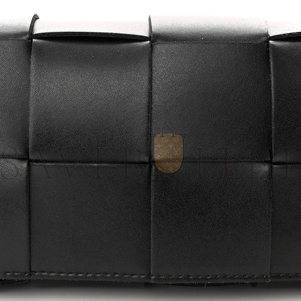bo*te*ga Ve*ne*ta nappa maxi intreccio the belt cassette bag black (18*10*5cm)
