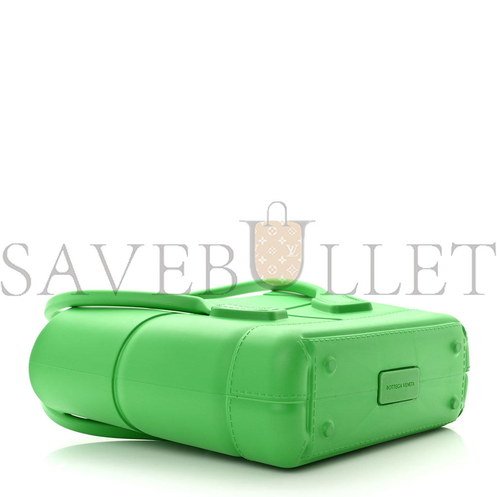 bo*te*ga Ve*ne*ta rubber maxi intrecciato mini arco grass (21*18*8cm)