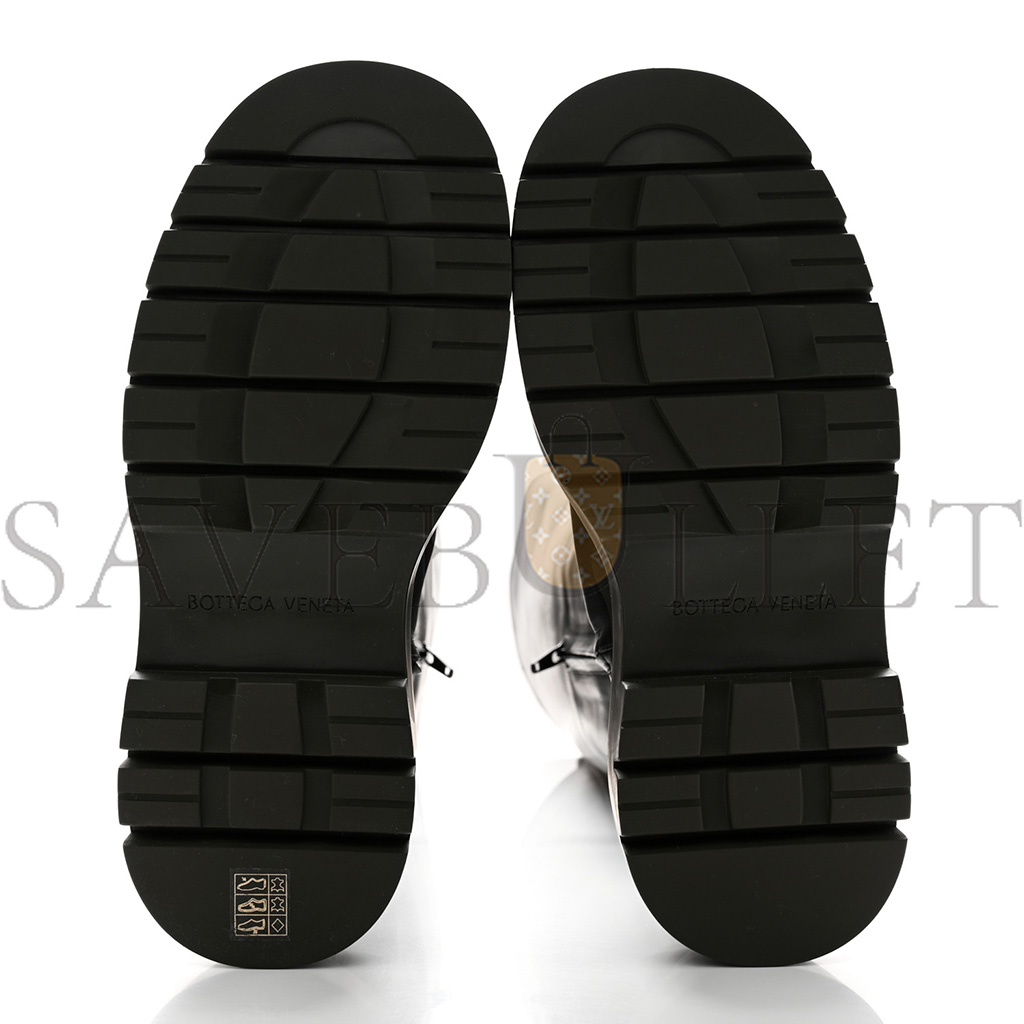bo*te*ga Ve*ne*ta calfskin the tire high boots black