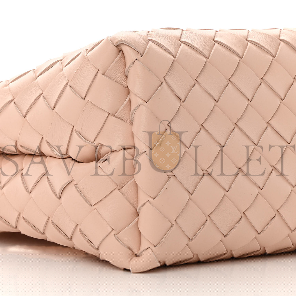 bo*te*ga Ve*ne*ta nappa intrecciato small andiamo shoulder bag nude (25*20*10cm)