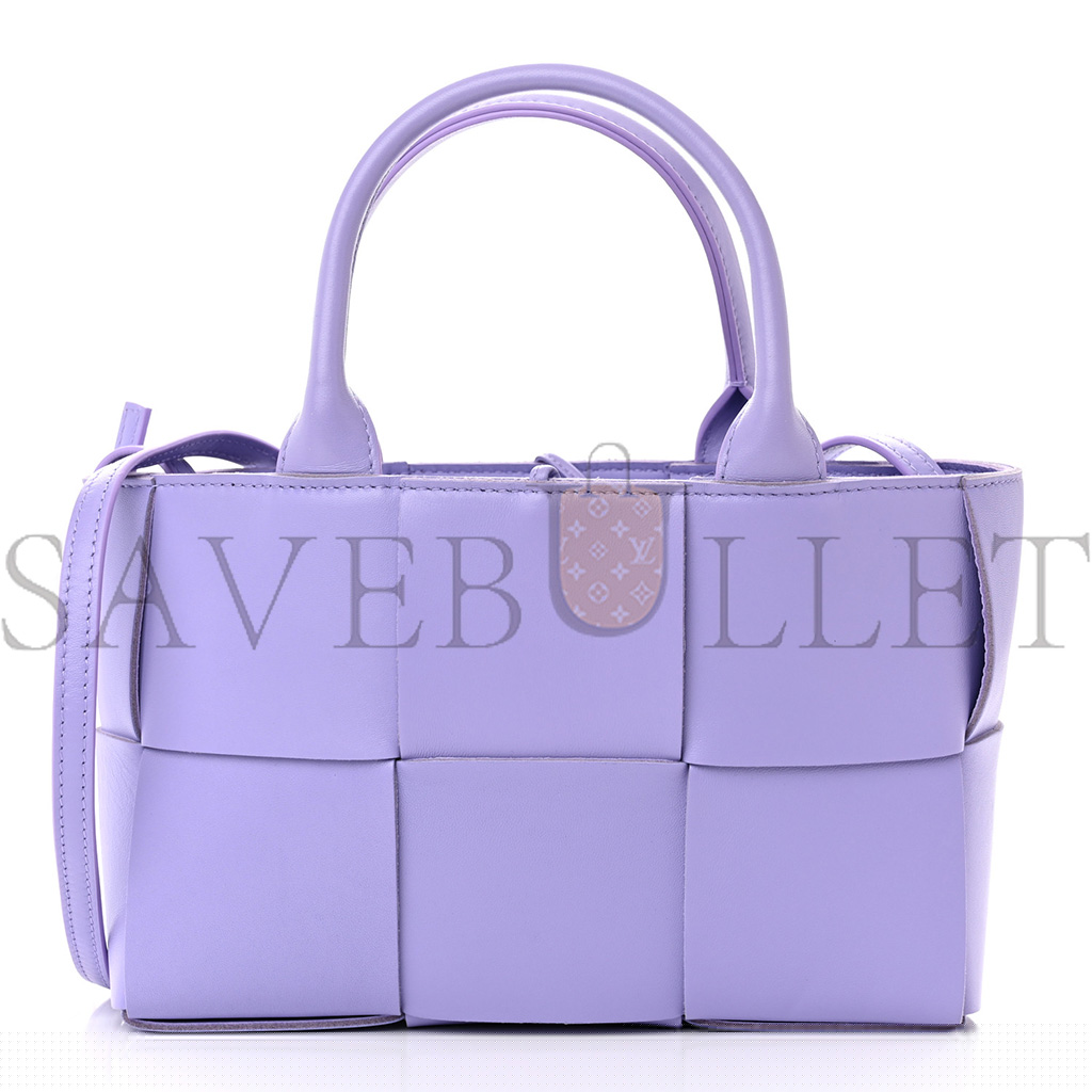 bo*te*ga Ve*ne*ta nappa intrecciato mini arco tote wisteria (25*17*9cm)