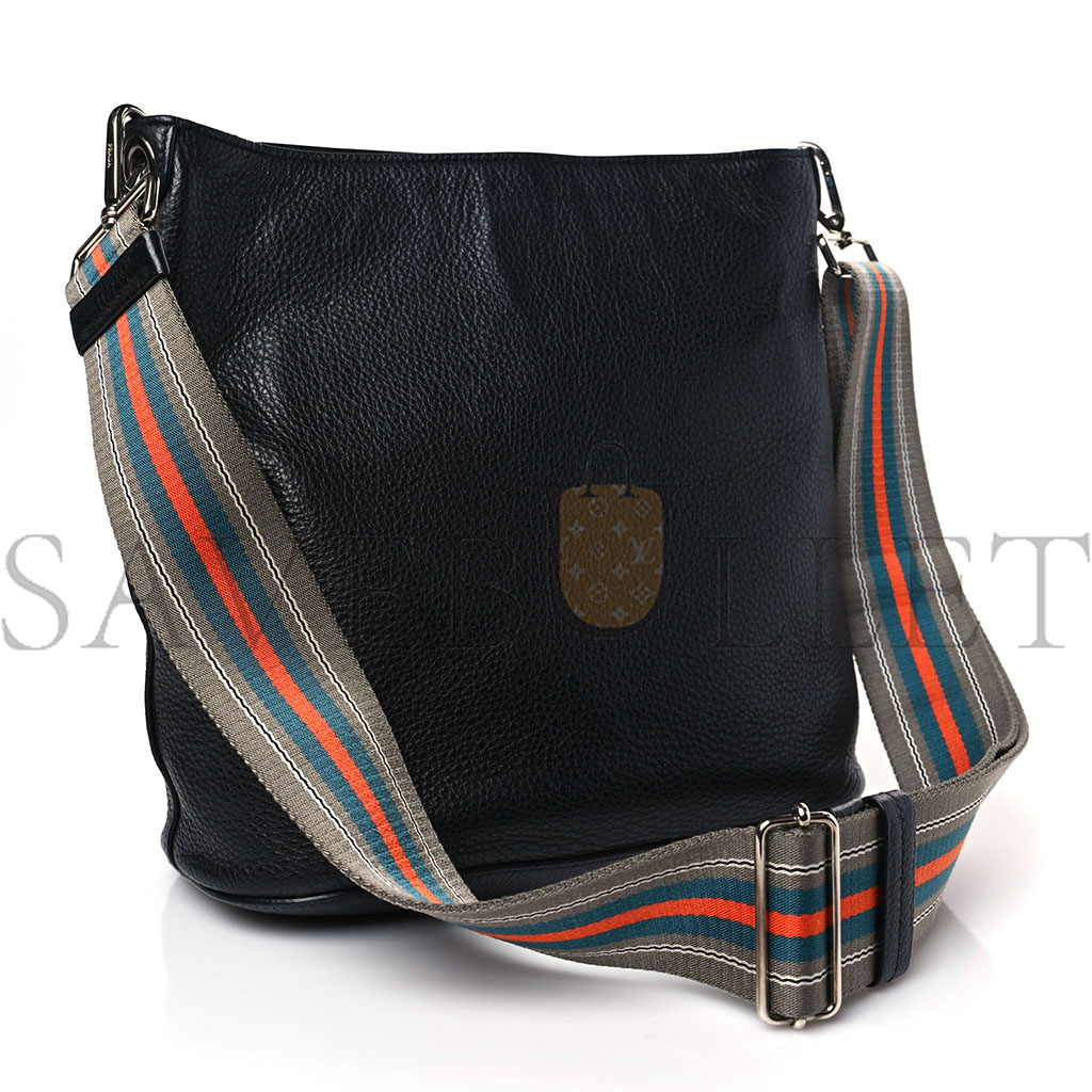 Pra*a vitello phenix logo hobo black (30*27*13cm)