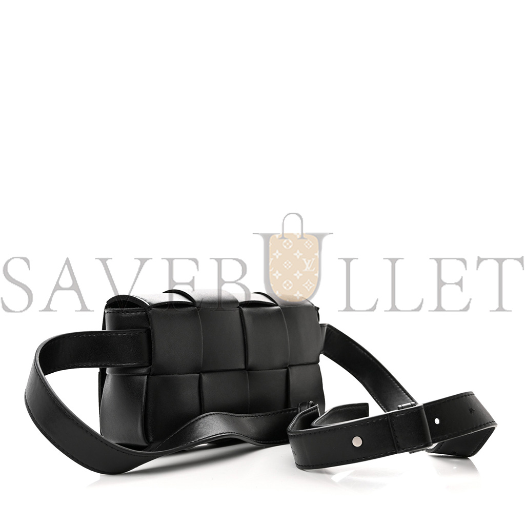 bo*te*ga Ve*ne*ta nappa maxi intreccio the belt cassette bag black (18*5*10cm)