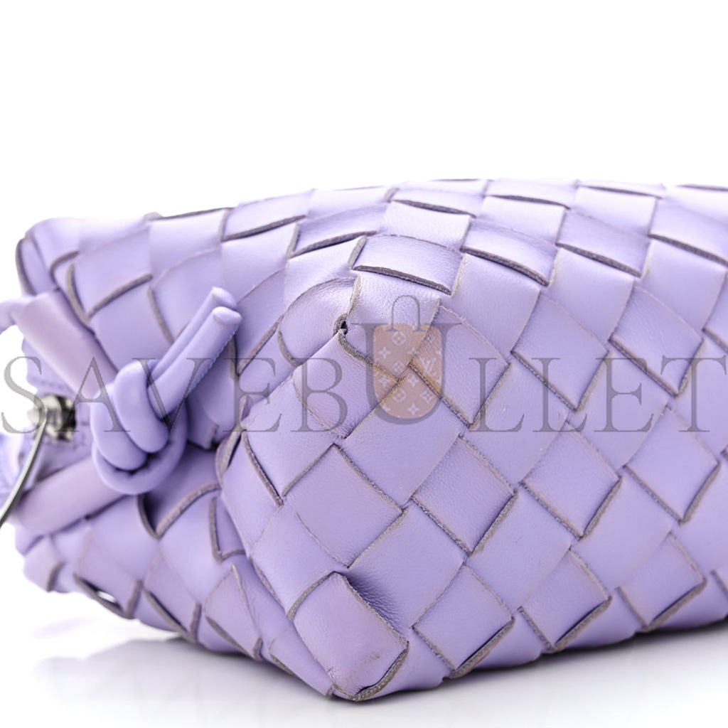 bo*te*ga Ve*ne*ta nappa intrecciato mini loop camera bag wisteria (17*11*7cm)