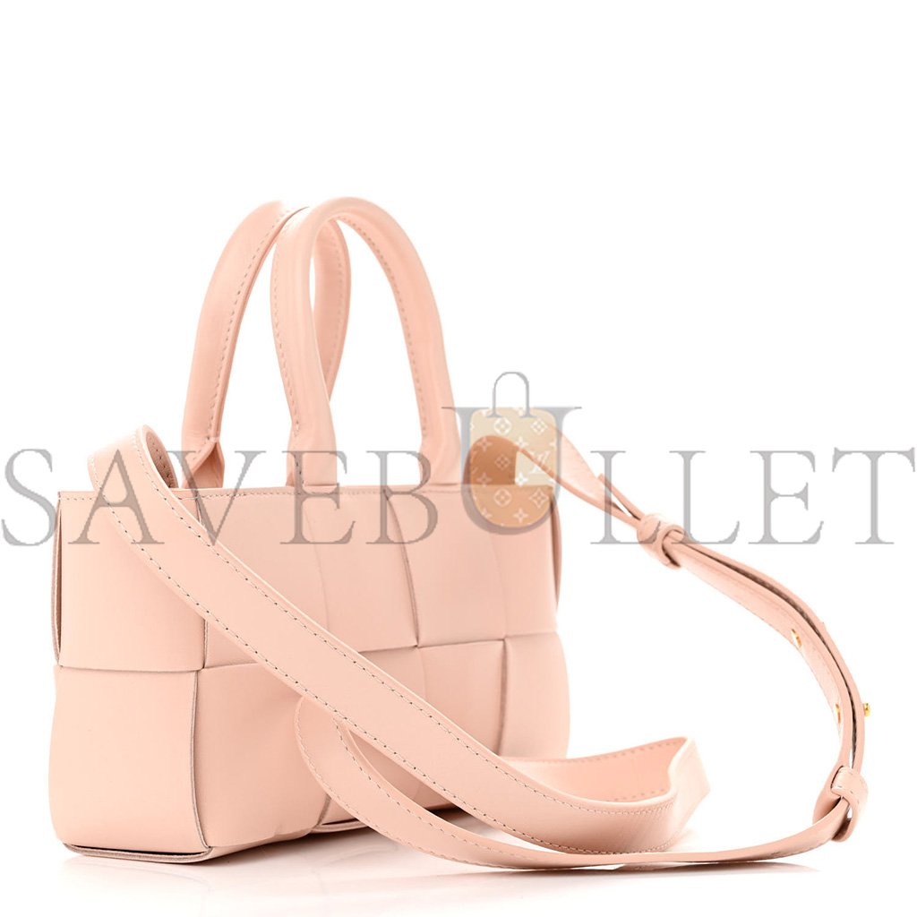 B0tt*ga Ven*ta NAPPA MAXI INTRECCIATO MINI ARCO EAST WEST TOTE MELON WASHED (22*17*6cm)