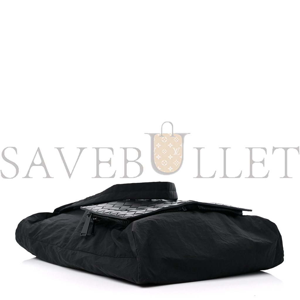 bo*te*ga Ve*ne*ta nylon nappa intrecciato convertible tote black (28*25*1cm)