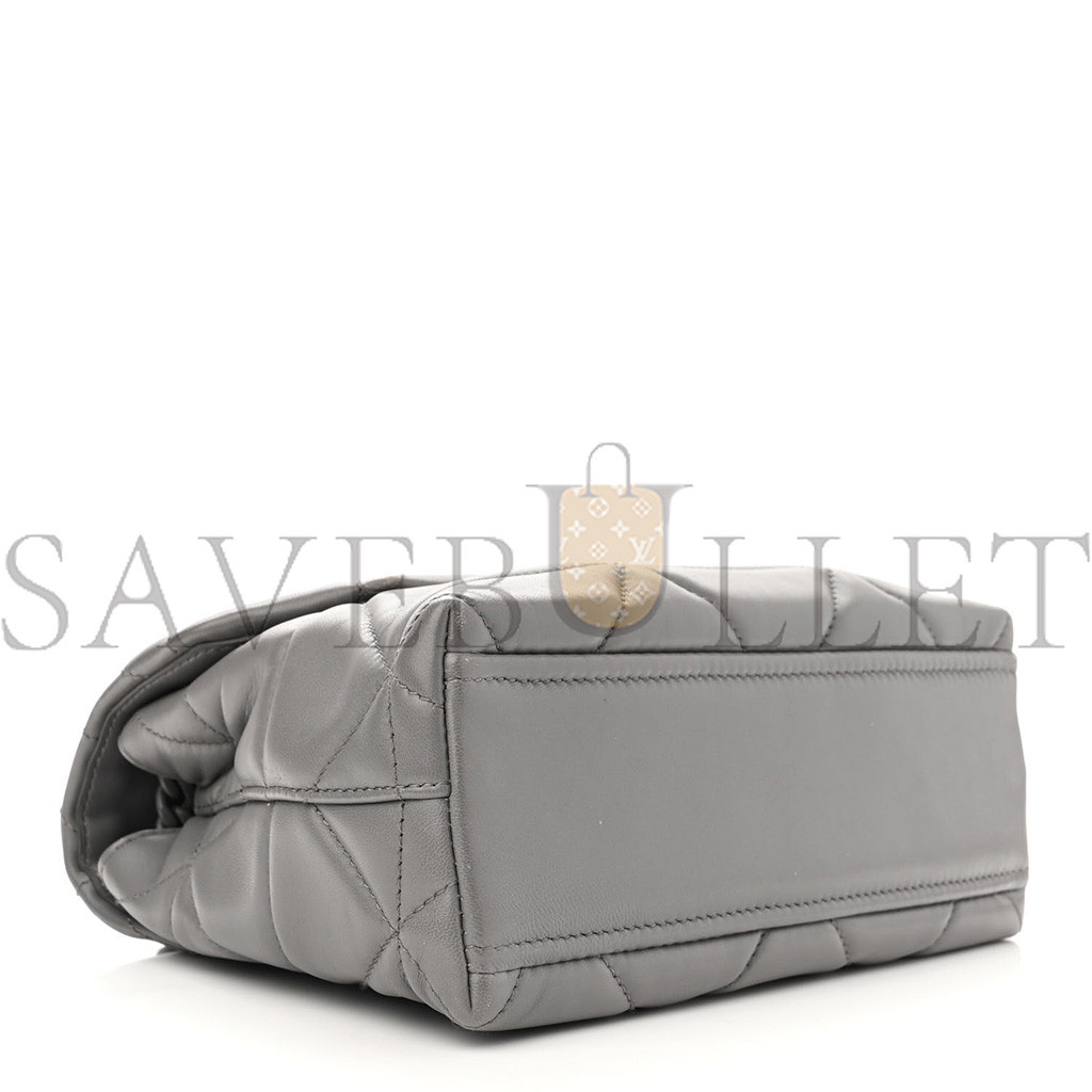 Pra*a nappa stitched small spectrum bag marmo (22*16*9cm)