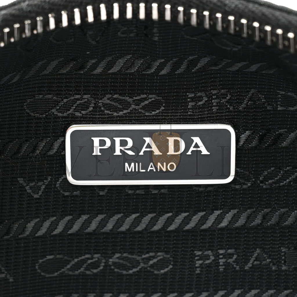 Pra*a nylon re-edition 2005 shoulder bag black (23*13*7cm)