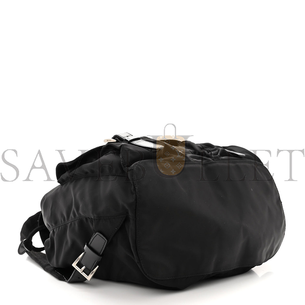 Pra*a tessuto nylon vela small backpack black (29*28*15cm)