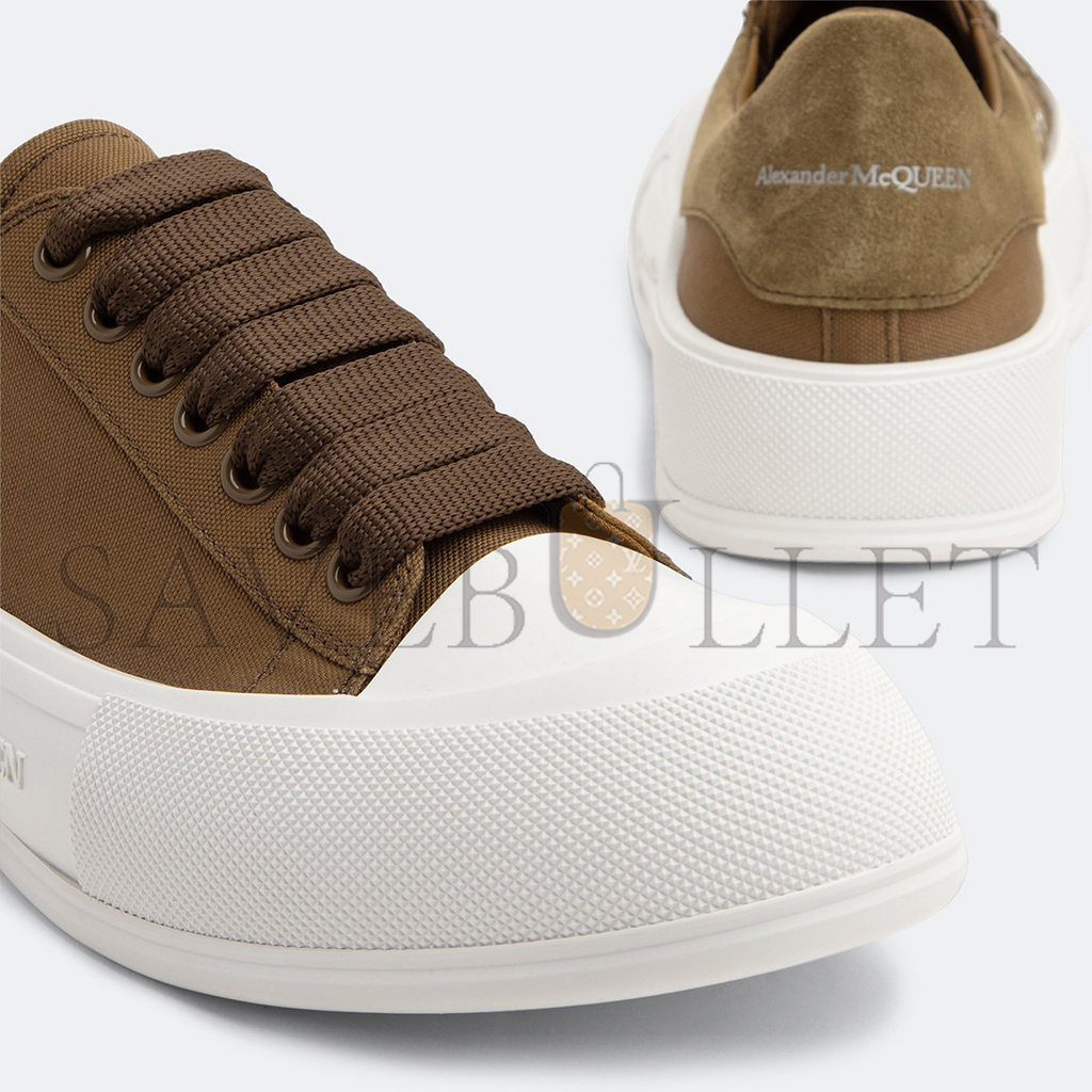 Ale*d*r m*q*en deck plimsoll sneakers 654594w4pq13227
