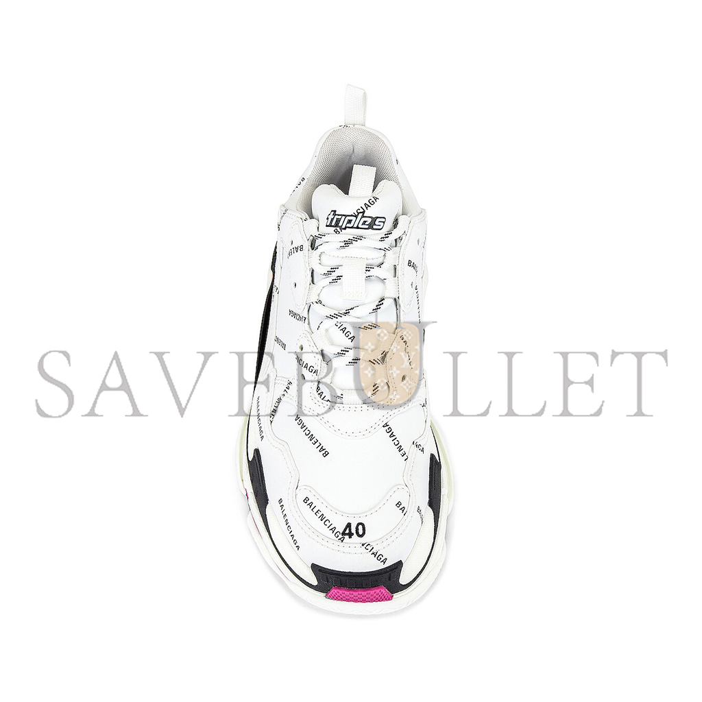 Ba*len*cia*ga triple s faux leather sneakers 524039w2fa49155