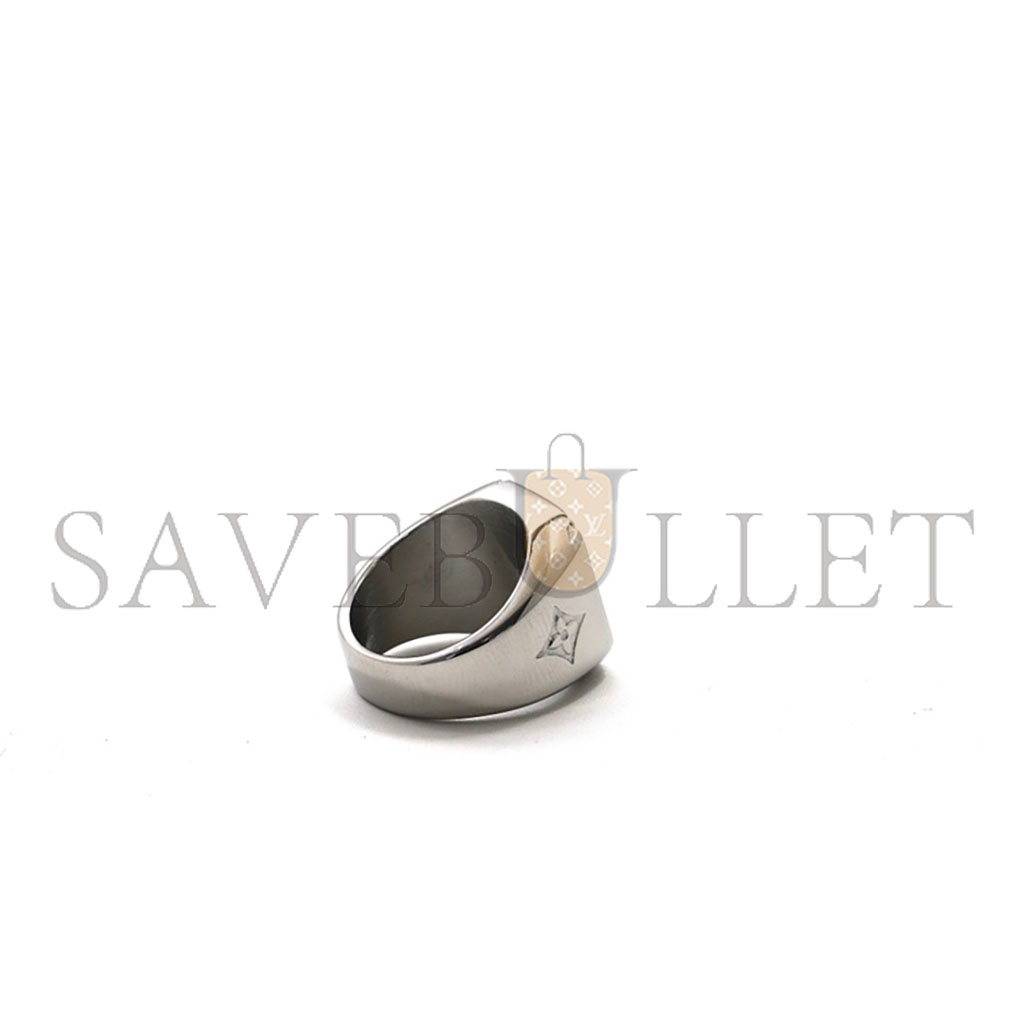 l**is V*t*n ring signet lv silver metal m62488