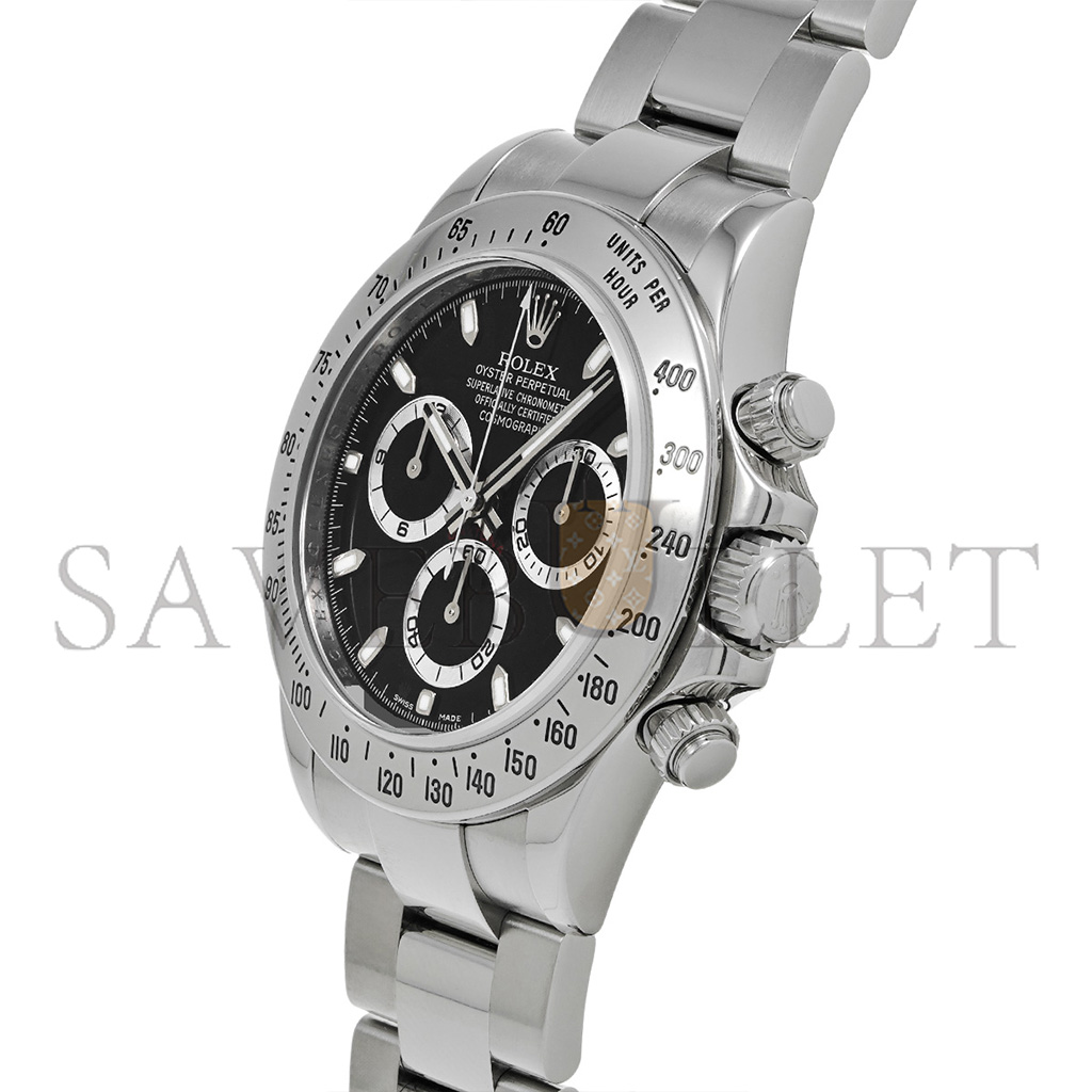 R*l*x daytona black dial 40mm watch 116520