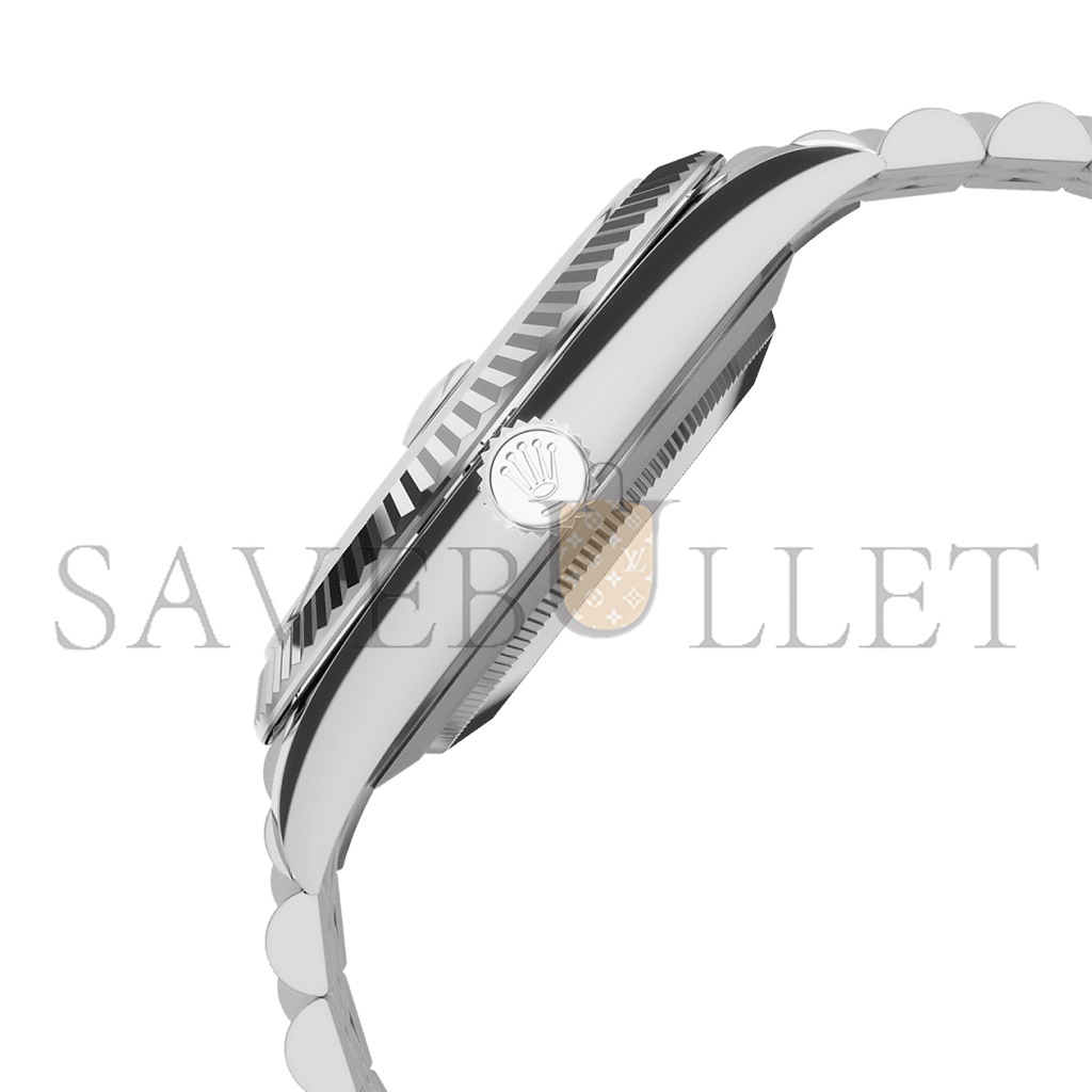 R*l*x datejust 41 oyster, 41 mm, oystersteel and white gold watch 126334-0018