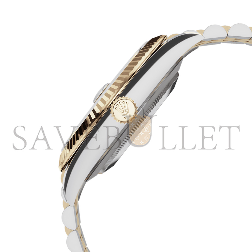 R*l*x datejust 41 oyster, 41 mm, oystersteel and yellow gold watch 126333-0010