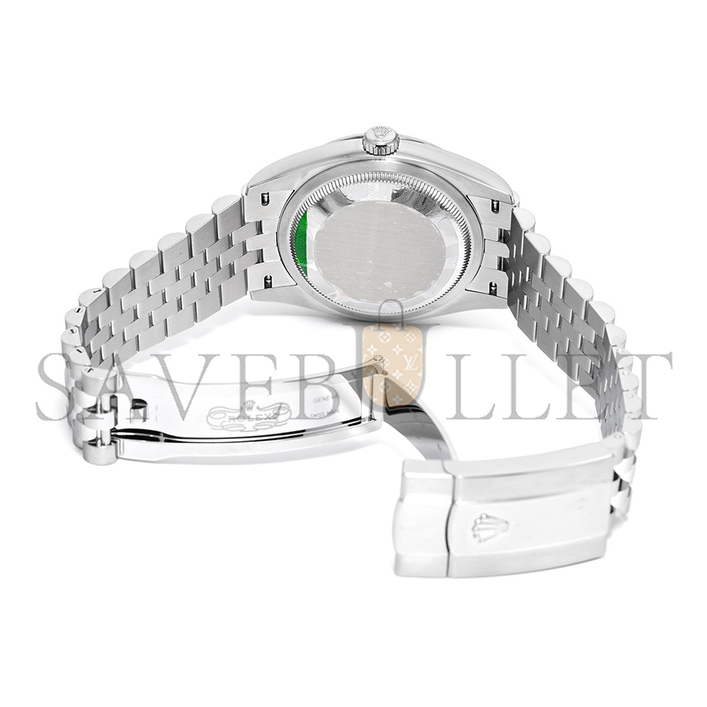 R*l*x datejust olive green palm theme 41mm watch 126234-0047