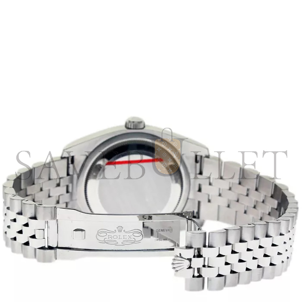 R*l*x datejust black dial stainless steel jubilee bracelet automatic watch 116200