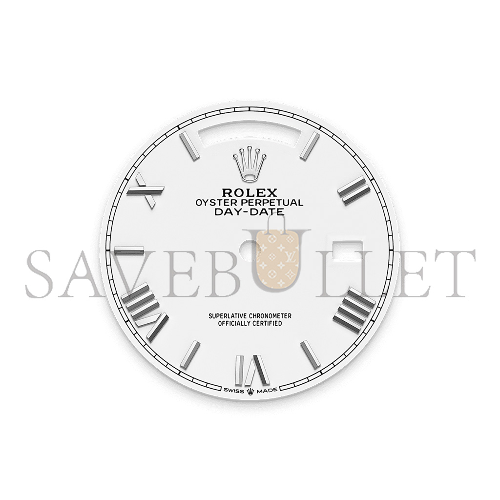 r*l*x day-date 36 oyster, 36 mm, white gold and Di*m*nds watch 128349rbr-0043