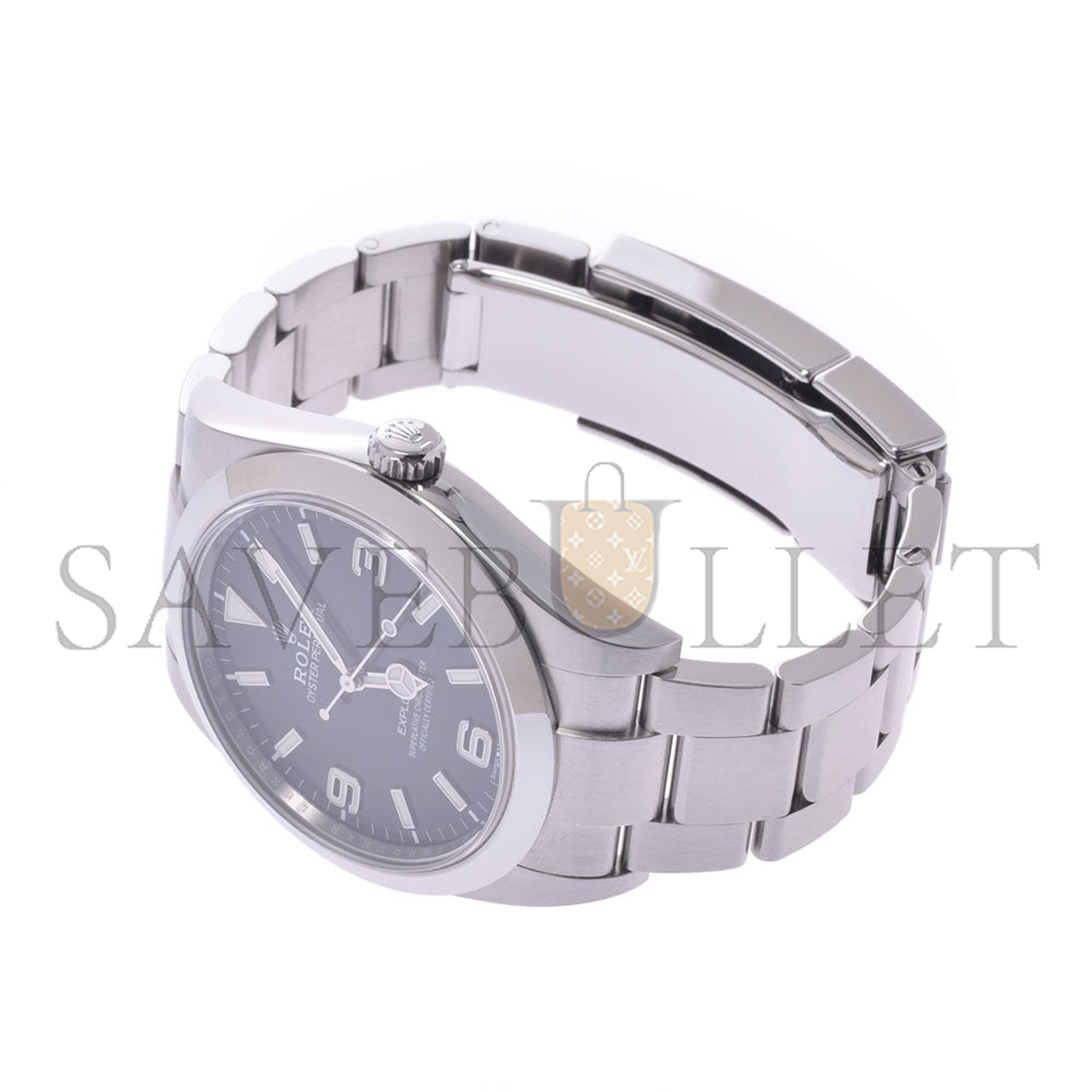 R*l*x explorer stainless steel watch 214270