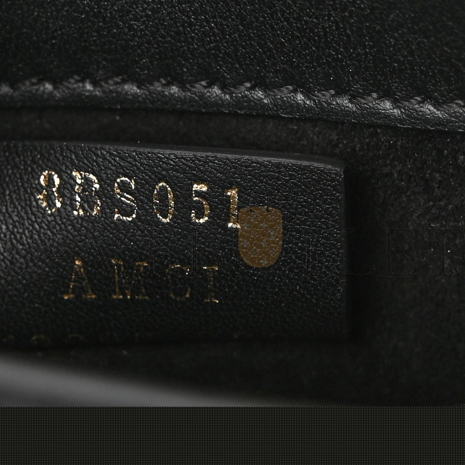 F**di vitello plexiglass ff embossed mini F**di sunshine shopper tote black (18*13*6cm)