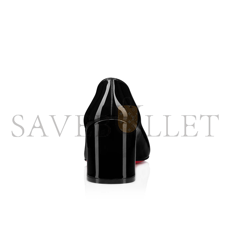 Ch**an louboutin miss sab 55 mm pumps-patent calf leather-black-women 1200768bk01