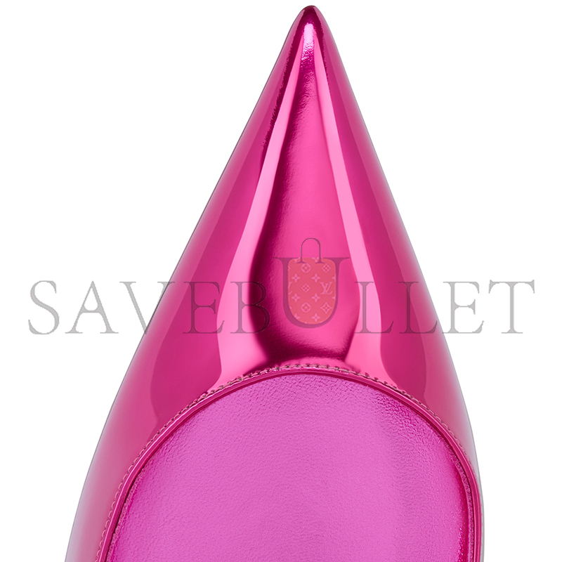 Ch**an louboutin miss z 100 mm pumps-laminated calf leather-billy-women 1250650p959