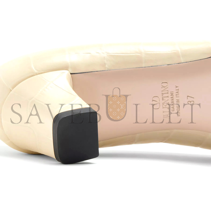 VALENTINO BOWOW DÉCOLLETÉIN PRINTED CALFSKIN 45MM 6W2S0LD2HUR_REN