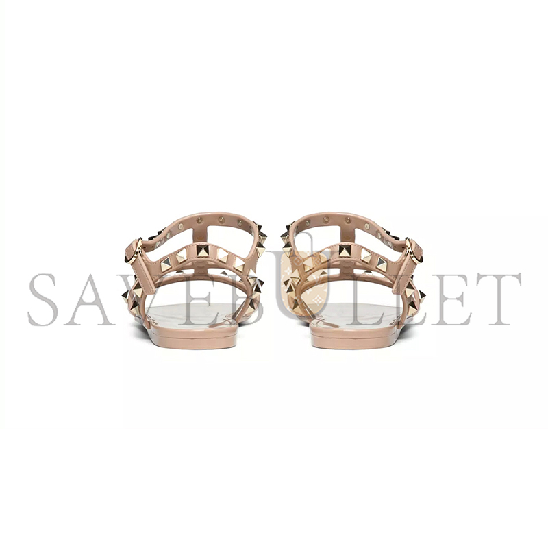 VALENTINO ROCKSTUD FLAT RUBBER SANDAL 5W2S0H38PVS_P45