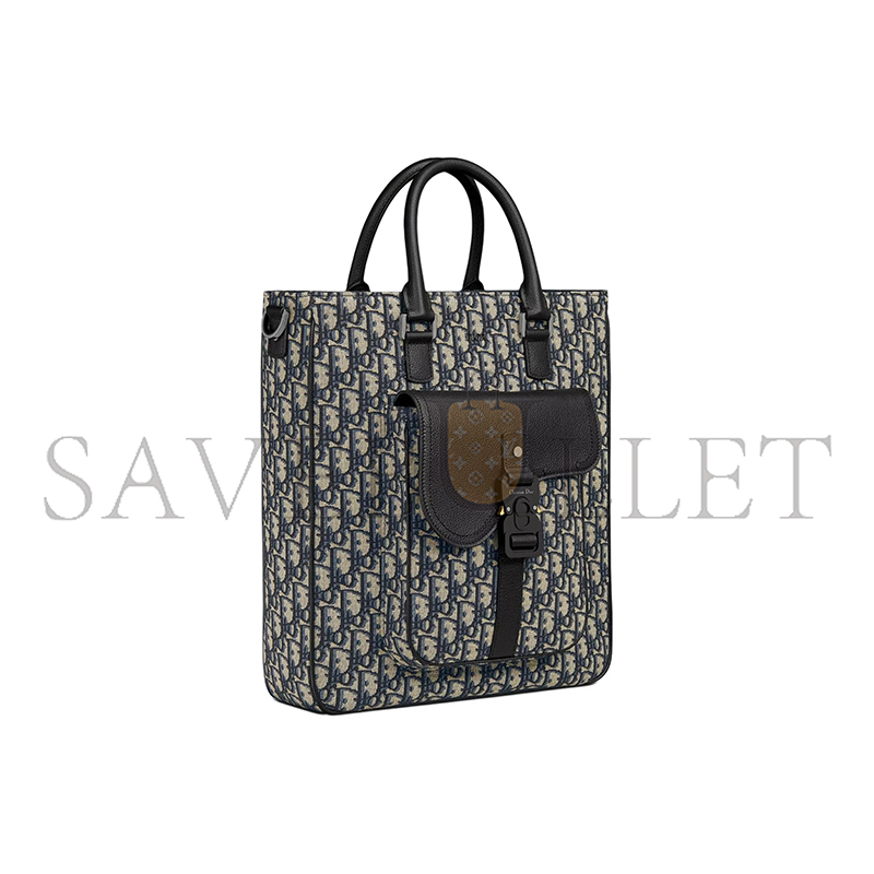 D*or saddle to special bag D*or oblique jacquard with grained 1adsh241yks-h27e (36*32*13.5cm)