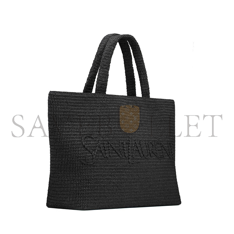 y*l Sa**t Lau*nt tote in raffia 756269gaaei1000 (50*34*17cm)