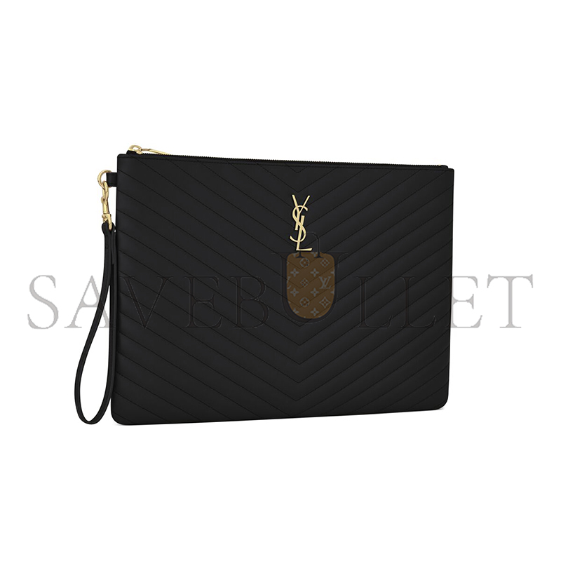 Y*L cassandre matelassÉ document holder in leather 440222cwu011000 (36*24.5*2.5cm)