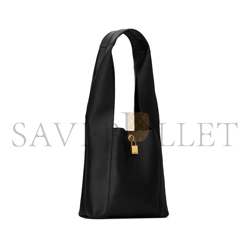 Y*L suede hobo shoulder bag in smooth leather 773686979443 (27*27*8cm)