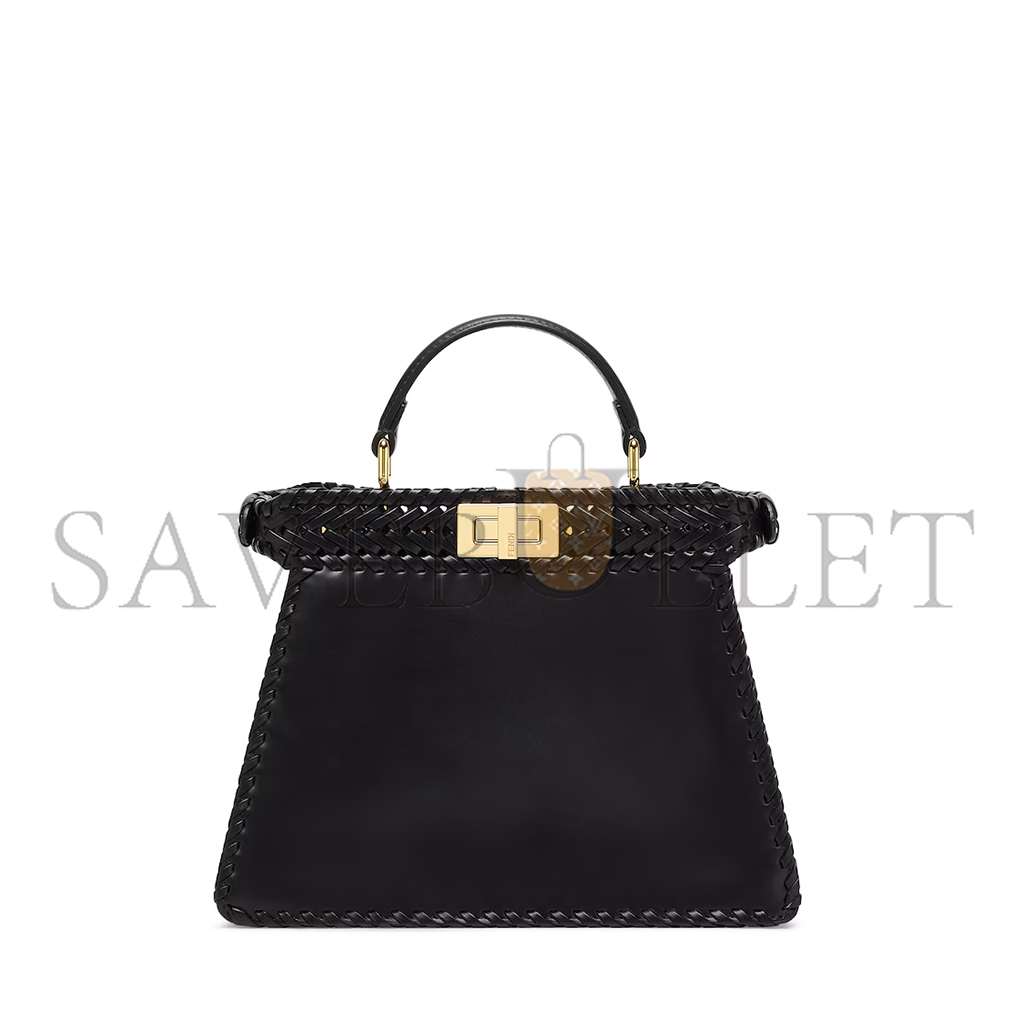 F**di peekaboo iseeu braided leather bag 8bn327anx8f0kur (33*25*13cm)